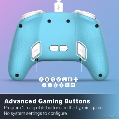 PowerA Advantage Wired Controller for Nintendo Switch 2 - Mushroom Kingdom