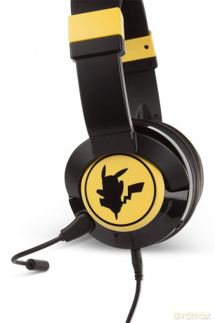 PowerA Pokemon Wired Gaming Headset - Pikachu Silouette