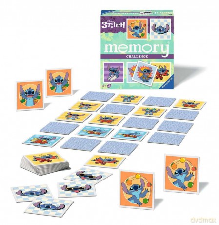 Ravensburger - Disney Stitch Challenge memory 64 Cards - (10624697)