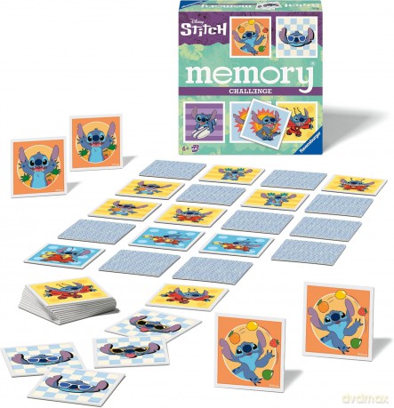 Ravensburger - Disney Stitch Challenge memory 64 Cards - (10624697)