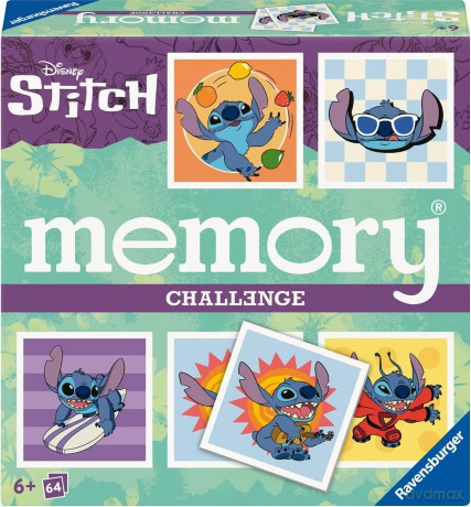 Ravensburger - Disney Stitch Challenge memory 64 Cards - (10624697)