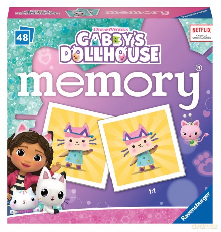 Ravensburger - Gabby's Dollhouse Mini memory - 48 cards (10620956)
