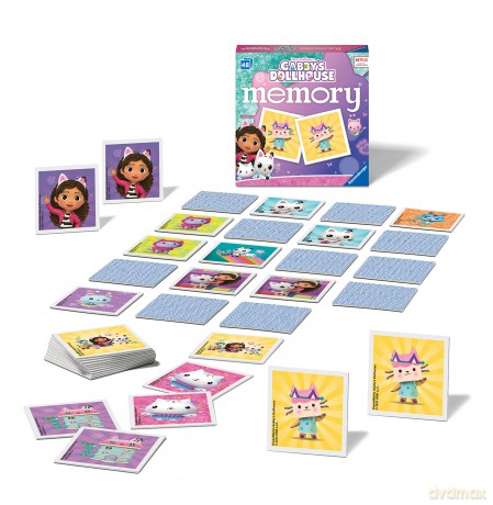 Ravensburger - Gabby's Dollhouse Mini memory - 48 cards (10620956)