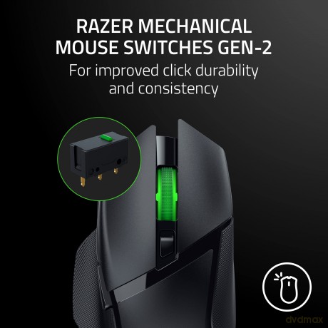 Razer Basilisk V3 X HyperSpeed - Wireless Ergonomic Gaming Mouse