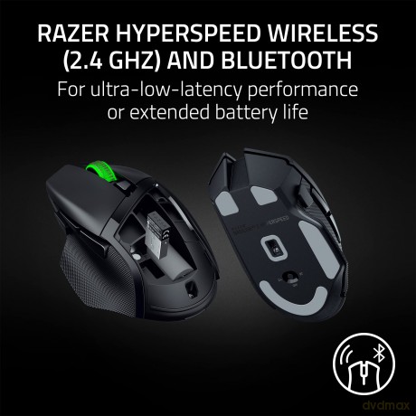 Razer Basilisk V3 X HyperSpeed - Wireless Ergonomic Gaming Mouse