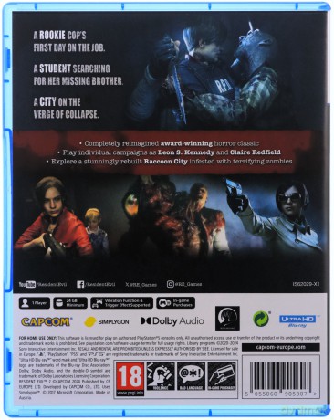 Resident Evil 2 Remake [GRA PS5]
