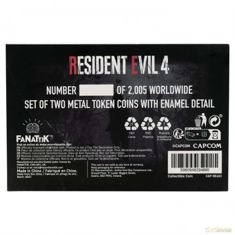 Resident Evil 4 Set of Two Tokens