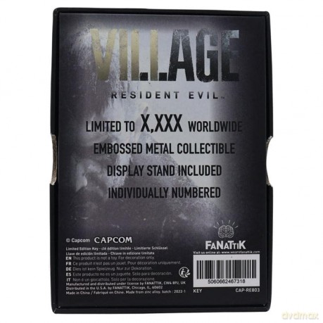 Resident Evil Village Limited Edition Replica Insignia Key