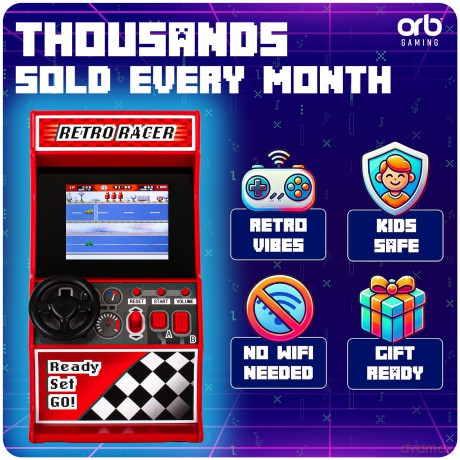 Retro Arcade Racing Game