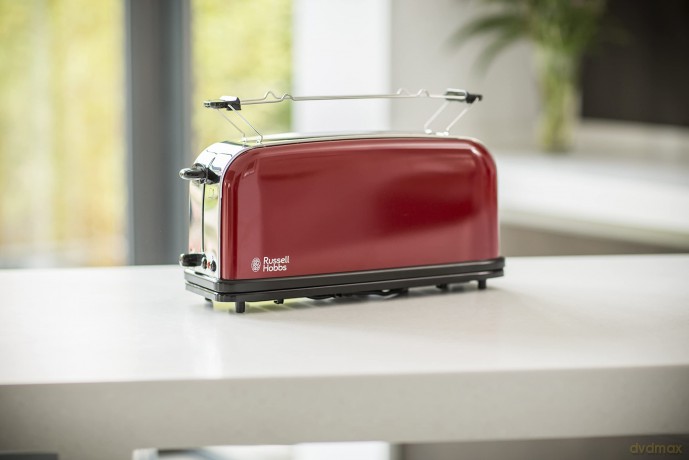 Russell Hobbs - Colours Plus 2 Slice Long Slot Toaster - Red