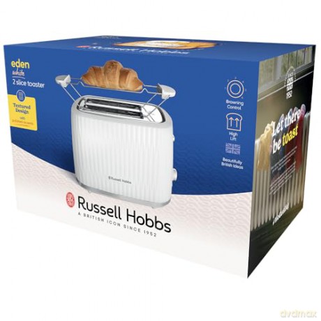 Russell Hobbs - Eden 2S Toaster - White