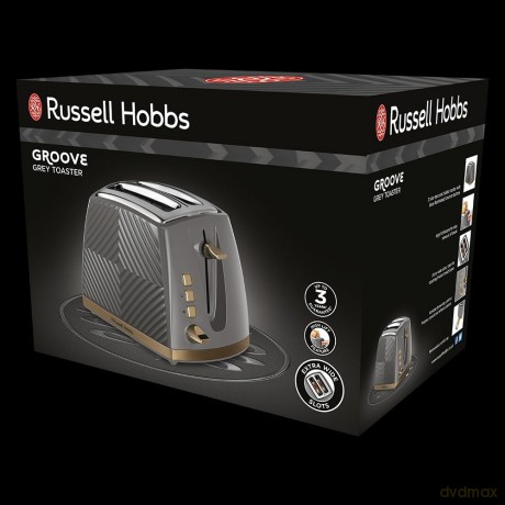 Russell Hobbs - Groove 2S Toaster - Grey
