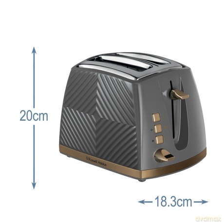 Russell Hobbs - Groove 2S Toaster - Grey