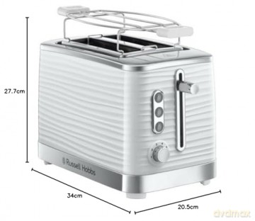 Russell Hobbs - Inspire Toaster - White