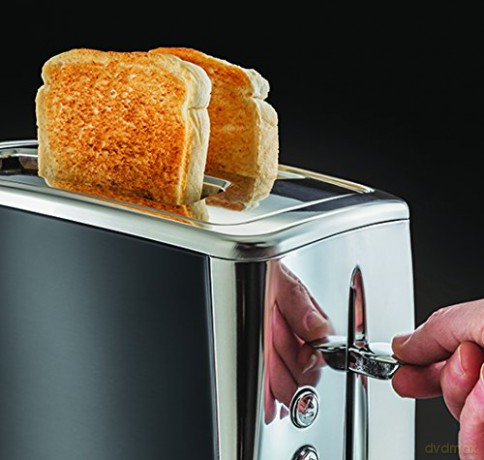 Russell Hobbs - Luna 2 Slice Toaster - Moonlight Grey