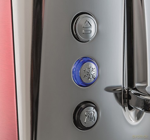 Russell Hobbs - Luna 2 Slice Toaster - Solar Red