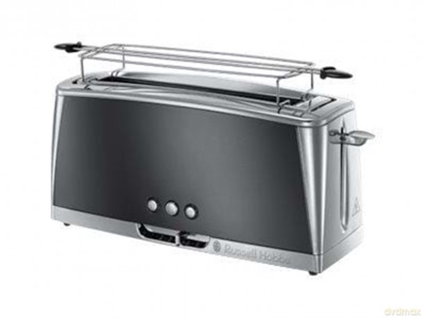 Russell Hobbs - Luna Long Slot 2 Slice Toaster - Moonlight Grey