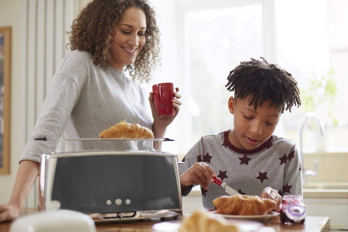 Russell Hobbs - Luna Long Slot 2 Slice Toaster - Moonlight Grey
