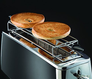 Russell Hobbs - Luna Long Slot 2 Slice Toaster - Moonlight Grey