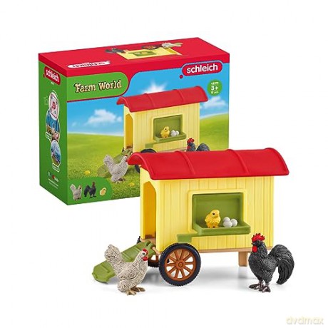 Schleich - Farm World - Mobile Chicken Coop (42572)