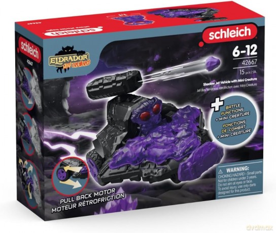 Schleich - Shadow Jet Vehicle with Mini Creature - (42667)