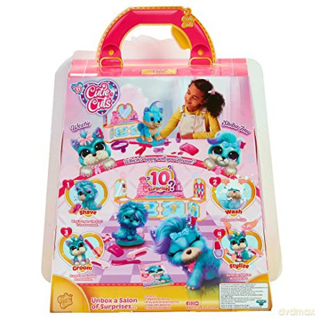 Scruff-a-Luvs Cutie Cuts - Blue Surprise Pet Salon Playset (30296)