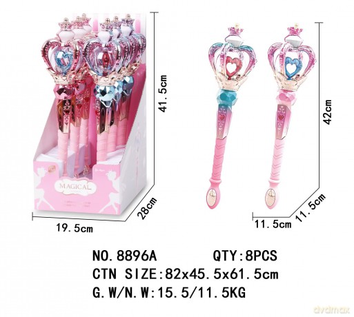 Sea&Sun - Flashing Magic Stick w. Light Music Display (8896A)