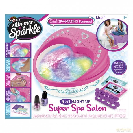 Shimmer N Sparkle - 5 In 1 Light Up Spa Salon (65628)