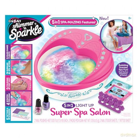 Shimmer N Sparkle - 5 In 1 Light Up Spa Salon (65628)
