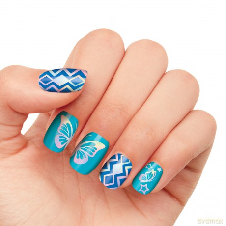 Zestaw do paznokci SHIMMER N SPARKLE - Trendy Tips Nail Expressions (65610S)