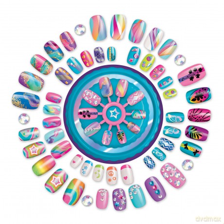Zestaw do paznokci SHIMMER N SPARKLE - Trendy Tips Nail Expressions (65610S)