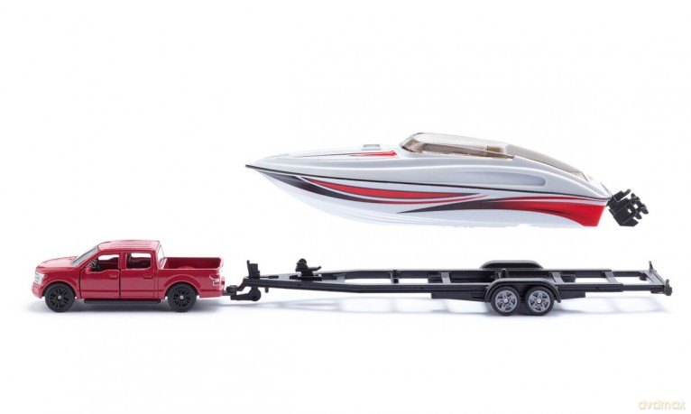 Siku - Ford F150 with Motorboat (313-2568)