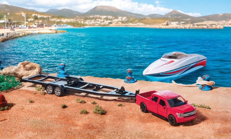 Siku - Ford F150 with Motorboat (313-2568)