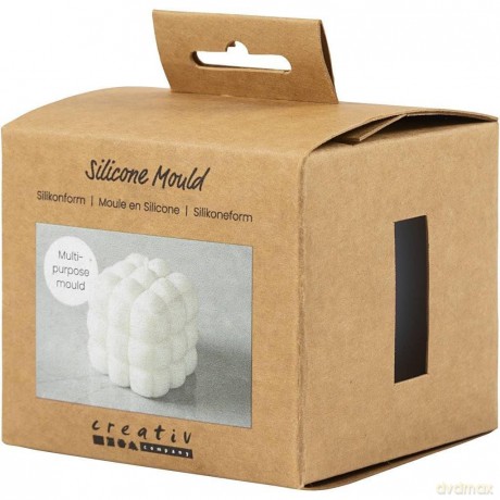 Silicone Mould - Square With Bubbles (371191)