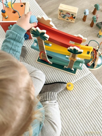 Small Foot - Ball Track Dino with 4 Spinners - (I-SF12614)