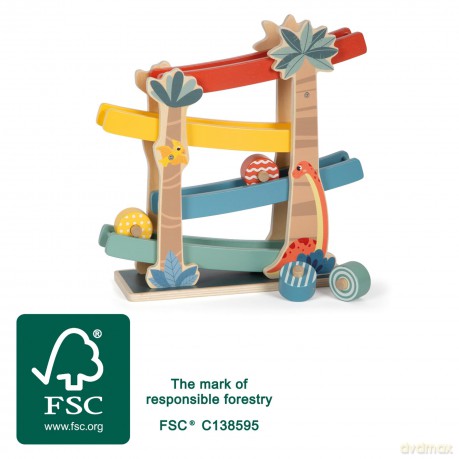 Small Foot - Ball Track Dino with 4 Spinners - (I-SF12614)