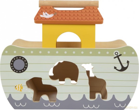 Small Foot - Noah's Ark Sorting Box Safari - (I-SF12456)