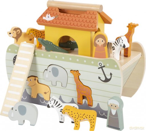Small Foot - Noah's Ark Sorting Box Safari - (I-SF12456)
