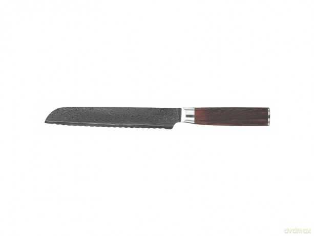 Sobczyk - Damascus bread knife - 20 cm blade