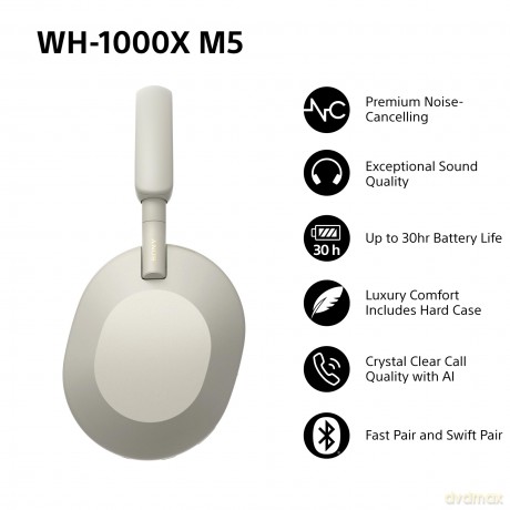 Sony - WH-1000XM5 Noise Cancelling Wireless Headphones