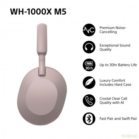 Sony - WH-1000XM5 Noise Cancelling Wireless Headphones