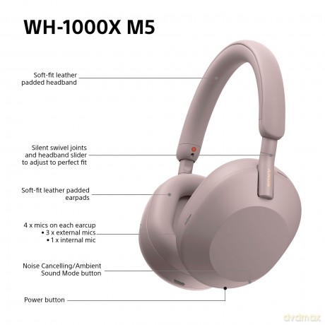 Sony - WH-1000XM5 Noise Cancelling Wireless Headphones
