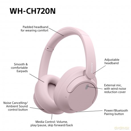 Sony - WH-CH720N Noise Canceling Wireless Headphones