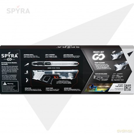 Pistolet na wodę SpyraGO Limited Edition - Clear
