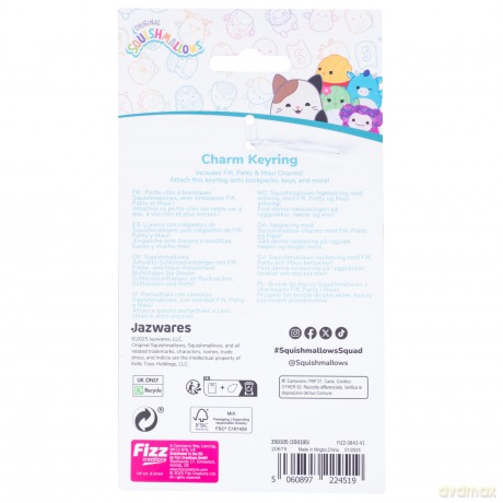 Squishmallows - Charm Keyring (350105)