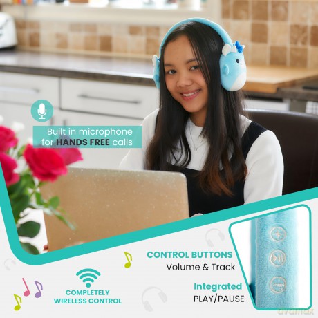 Squishmallows - Plush Bluetooth Headphones - Tatiana (608090)