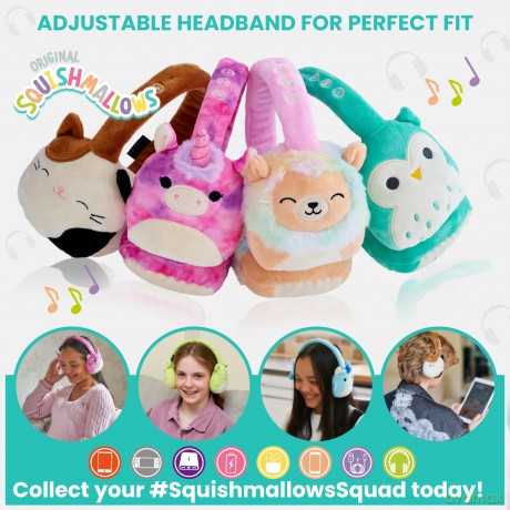 Squishmallows - Plush Bluetooth Headphones - Tatiana (608090)