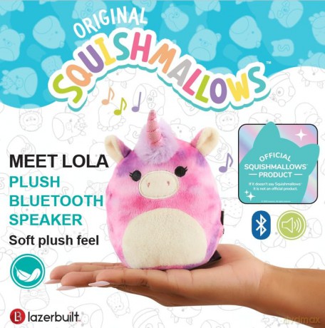 Squishmallows - Plush Bluetooth Speaker - Lola (608093)