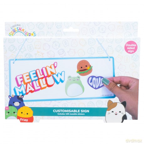 Squishmallows - Room Sign with Wall Decals