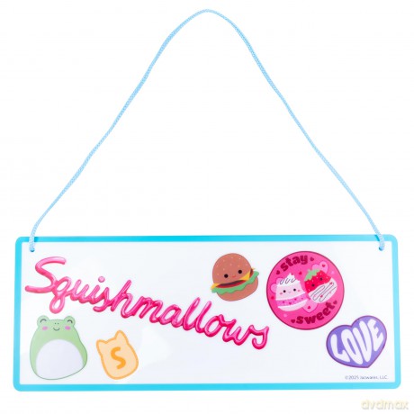 Squishmallows - Room Sign with Wall Decals